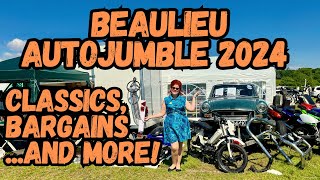 Beaulieu Autojumble 2024  parts classic cars and lots of Land Rovers [upl. by Apoor85]