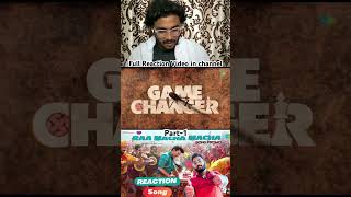 Raa Macha Macha Song Reaction ramcharan globalstar shankar gamechanger reaction kiaraadvani [upl. by Anelis]