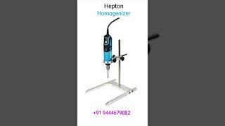 Homogenizer Hepton Scientific Chennai Pallakku kuthirai [upl. by Noble]