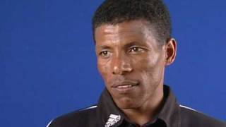 World Sport TV  Haile Gebrselassie Interview [upl. by Akayas]