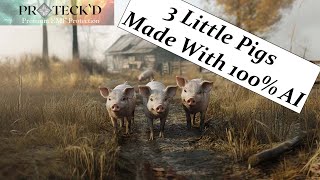 🐷 The Three Little Pigs Reimagined by AI 🐷 [upl. by Jacintha]