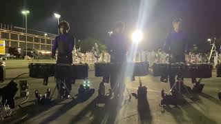 Cedar Ridge Drumline 2024 area finals lot part 4 [upl. by Nelyak345]