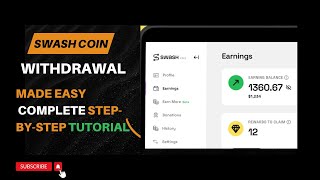 Swash Coin Withdrawal Made Easy Complete StepbyStep Tutorial [upl. by Uyr]