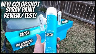 Colorshot Spray Paint Test amp Review Lets See How Good It Is [upl. by Ezechiel]