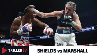 What e braw Claressa Shields vs Savannah Marshall Full Fight [upl. by Dyana693]