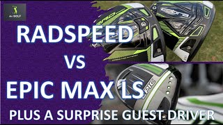 CALLAWAY EPIC MAX LS vs COBRA RADSPEED  DRIVER REVIEW and HEAD TO HEAD  BONUS DRIVER [upl. by Lebezej581]