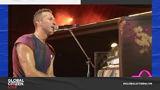 Coldplay Performs “A Sky Full of Stars” Onstage in Central Park ​ Global Citizen Live [upl. by Rutherford]