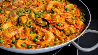 Easy paella recipe seafood [upl. by Hazeghi681]