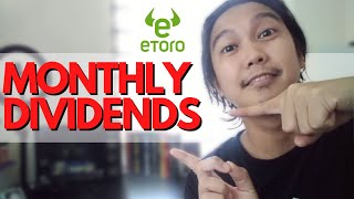 How to Earn Dividends Every Month using eToro StepbyStep Dividend Investing Strategy [upl. by Aidualk597]