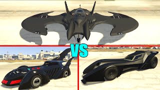 COMPARACION de 3 BATIMOVIL en GTA 5  PRUEBAS al LIMITE 2024 [upl. by Annoyik]