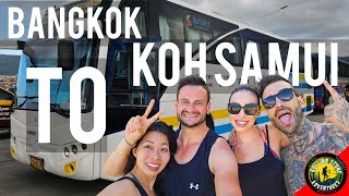 ULTIMATE GUIDE TO VIP BUS amp SEATRAN FERRY Mochit 2 to Koh Samui  Travel Tips Tickets  Bangkok [upl. by Naus631]