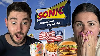 Brits Try SONIC for the First Time [upl. by Broderick]