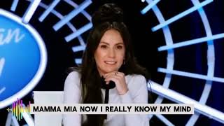 MAMMA MIA with SONG LYRICS Ripley Alexander Australian Idol 20234 [upl. by Buckler]