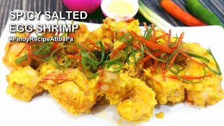 Salted Egg Shrimp Recipe [upl. by Ehcram67]