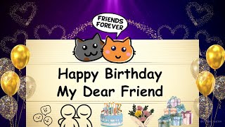 Make Your Friend’s Birthday Extra Special with These Words 💌  Happy Birthday Friend birthday [upl. by Picker]