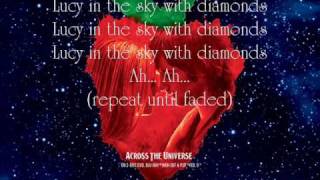 Lucy In The Sky With Diamonds  Bono Lyrics [upl. by Ahsenit]