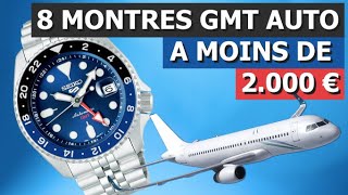 8 Montres GMT à moins de 2000 euros Seiko Baltic Zodiac [upl. by Hoashis420]