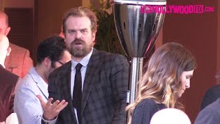 David Harbour From Stranger Things Attends The AFI Awards Luncheon In Beverly Hills 1617 [upl. by Nafri466]