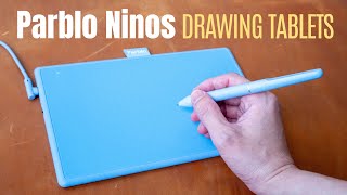 Parblo NINOS budget drawing tablets for beginners review [upl. by Etta643]