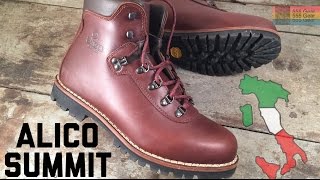 Alico Summit Old School Italian Hiking Boots  6quot Backpacking Boots Model 61270 [upl. by Potter]