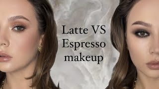 ТРЕНДОВЫЙ МАКИЯЖ  LATTE VS ESPRESSO MAKEUP [upl. by Sabina]