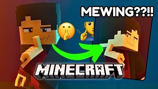 Minecraft MEWING 🤫🧏‍♀️ [upl. by Aramas]