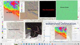 How to Delineate Watershed using DEM data in ArcGIS Pro [upl. by Den]