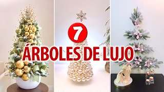 🎄🎅 ¡7 IDEAS INCREÍBLES para un árbol de Navidad ÚNICO 🎁 PASO A PASO [upl. by Virgie]