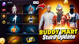 Next Buddy Mart Store Update 100 Confirmed 🔥V Badge Guild Benefits Free Fire New Event BANGLADESH [upl. by Eerac583]