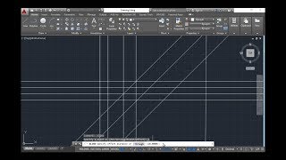 Autocad command Xline Ray Multiple points Ptype [upl. by Ark]