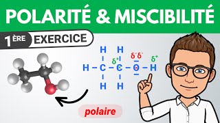 Molécule polaire et miscibilité 🎯 Exercice  1ère  Chimie [upl. by Forster]