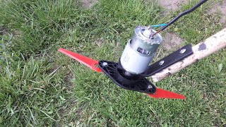 DIY How to Make a Grass trimmer Cutter at Home [upl. by Chesna650]