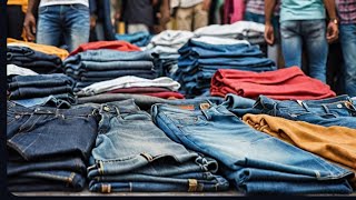 Gandhi Nagar Market Delhi  Jeans Market Delhi [upl. by Cykana]