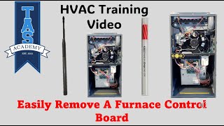 Easily Remove a Furnace Control Board [upl. by Wystand]