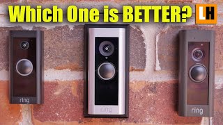 Ring Pro 2 vs Ring Pro vs Ring Wired Doorbell  Comparison of Features Video amp Audio Quality [upl. by Keemahs]