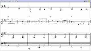 Wagon Wheel  Piano Sheet Music [upl. by Hinda]