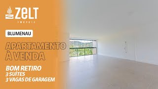 Apartamento à venda com 3 dormitórios no bairro Bom retiro em Blumenau [upl. by Ylrehc718]