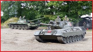 STAHL AUF DER HEIDE 2017  Leopard 1A2  T62  M48 A2GA2 Patton  Deutsches Panzermuseum Munster [upl. by Sarita]