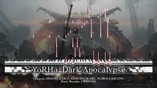 【FF14xNieR】YoRHa Dark Apocalypse 【Piano Duet Cover】 [upl. by Dinin]