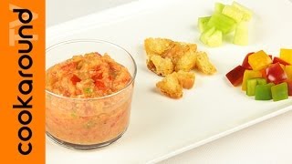 Gazpacho andaluso  Ricetta Gazpacho di verdure [upl. by Ilysa]