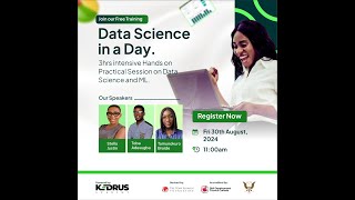 Data Science In A Day with Kedrus Academy [upl. by Suravat]