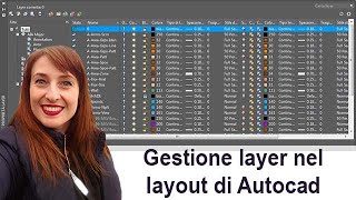 Gestione layer nel layout di Autocad [upl. by Nai]