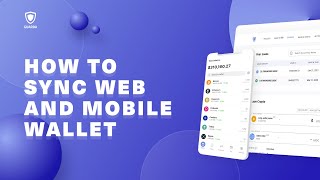 How to synchronize your Web and Mobile wallets with Guarda [upl. by Greyson351]