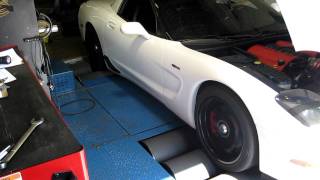 2001 Corvette Z06 dyno 446whp 400wtqs 228r [upl. by Hildy22]