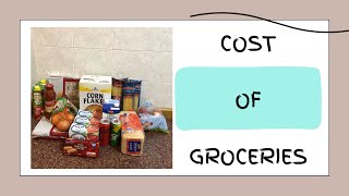 COST OF GROCERIES IN MALTA  STUDENT BUDGET [upl. by Trillby]