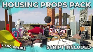 EXCLUSIVE HOUSING FURNITURE PROPS PACK 500 PROPS  SCRIPT INCLUDED  FIVEM GTA V [upl. by Ierna]