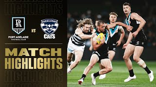 Port Adelaide v Geelong Highlights  First Qualifying Final 2020  AFL [upl. by Ahseyd]