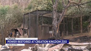 Power restored to animal areas in Creation Kingdom Zoo [upl. by Ayad]