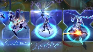 DRX World Champion Skins  PBE Preview [upl. by Annaik433]