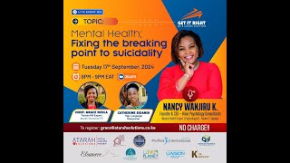 Fixing the Breaking Point to Suicidality by Nancy Wanjiru K [upl. by Sorazal498]